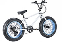 BRONX FATBIKE 20DD / Matte Gray x Blue